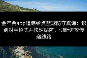金年会app追踪给点蓝球防守真谛：识别对手招式并快速贴防，切断进攻传递线路