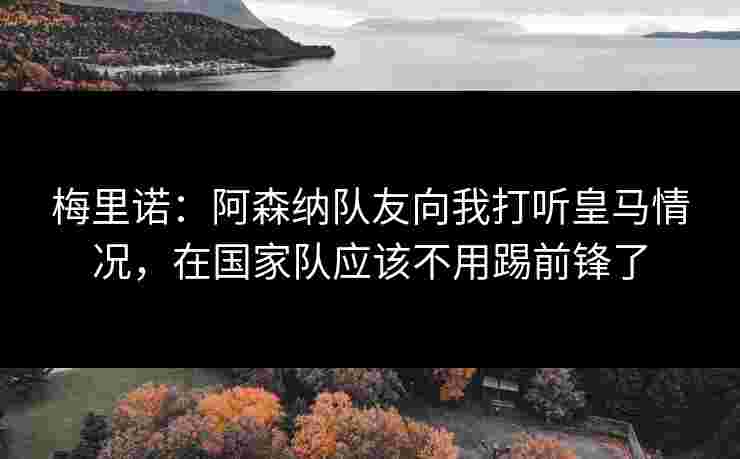 梅里诺：阿森纳队友向我打听皇马情况，在国家队应该不用踢前锋了